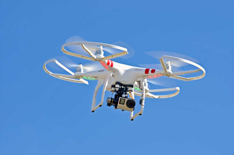 What are the types and design points of the drone landing gear and how do they adapt to different takeoff and landing environments？